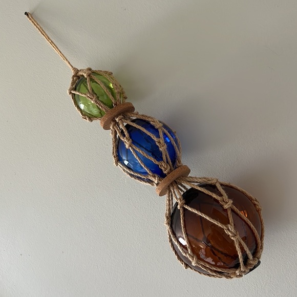 Jute Wrapped Glass Globes Decor - Picture 4 of 5